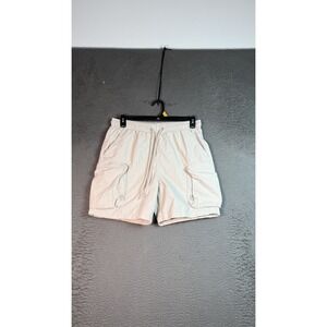 Pacsun Cargo Shorts Mens Medium Utility Drawstring‎ Pockets Lined Summer Outdoor
